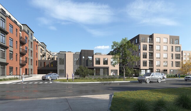 Street Facing View of Leasing Office - Park Monroe