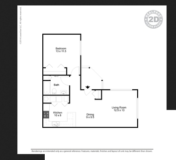 1BR/1BA - Cottages of Oak Springs