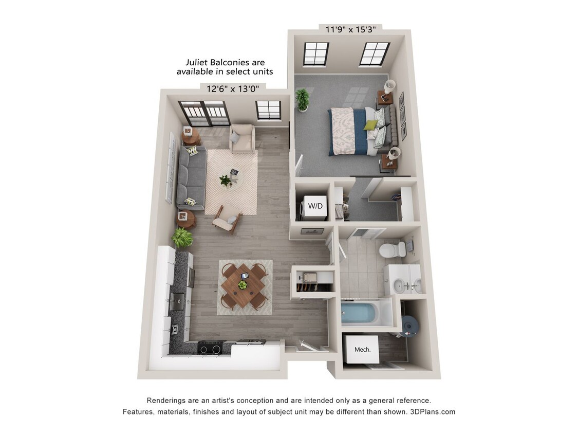 Primary Photo - Unit G- Luxury 1 Bedroom 1 Bathroom Privat...