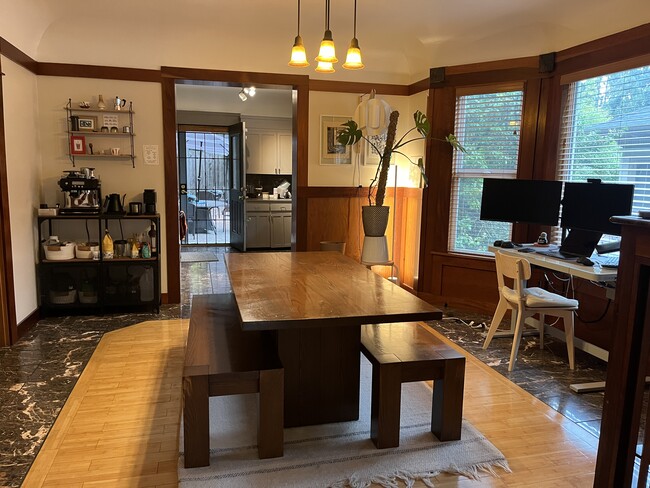 Large dining room/work office. - 1867 SW 14th Ave