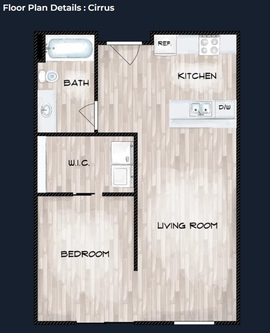 Floorplan - The Theatre District Flats