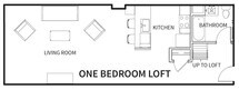 One Bedroom + Bedroom Loft