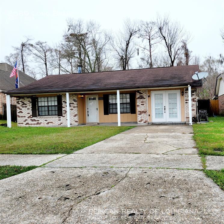 2589 Long Branch Dr, Marrero, LA 70072 House for Rent in Marrero, LA