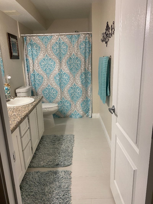 Primary Bath with Double Sinks - 5055 W Hacienda Ave