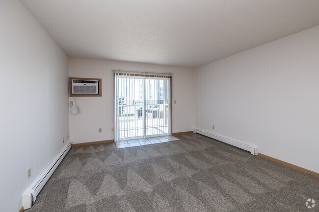 2BR, 1BA - 820SF - Living Room - Dakota View Estates
