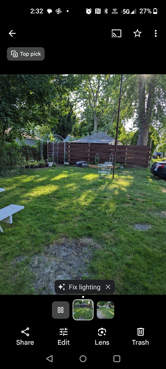 Back yard - 98 Wentworth Ave