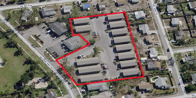 Birds Eye Aerial - 550 NE 44th St