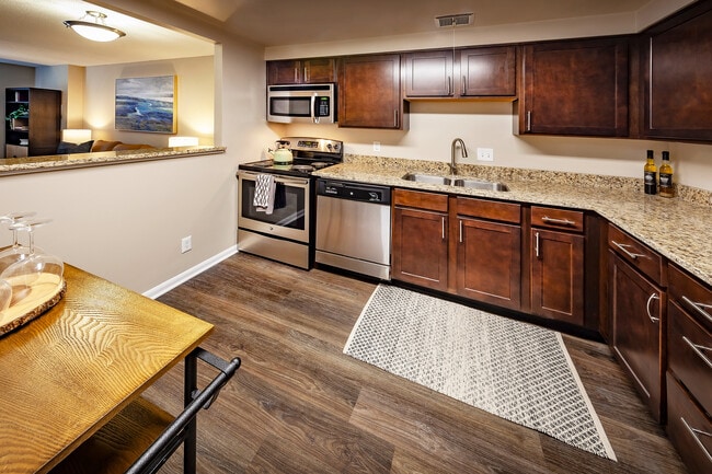 Kitchen with Granite Countertops - Grandin House