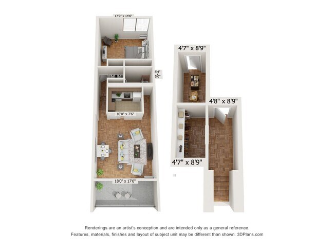 Foto del edificio - Duplex In Cleveland Circle , Access 3 Trains, HT HW Inn 1 FREE MONTH & NO FEE,, Balcony Elevator