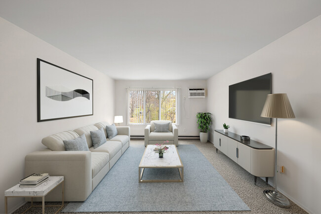 Sala de estar - Wellington Place Apartments