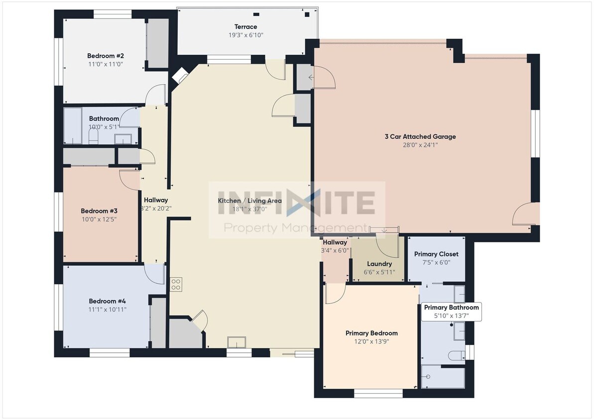Foto principal - Single-Level 4BR with 3-Car Garage & Fence...