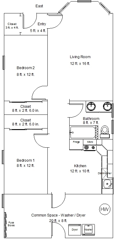 Building Photo - Large 2bed/1bath GARDEN UNIT in Bucktown! In-Unit Laundry! Central Air! Rooftop Deck!