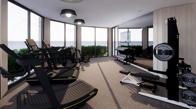 Gym - Cauley Residences