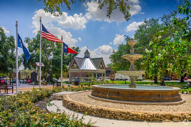 At the center of Kyle's downtown is the Downtown Kyle Park.