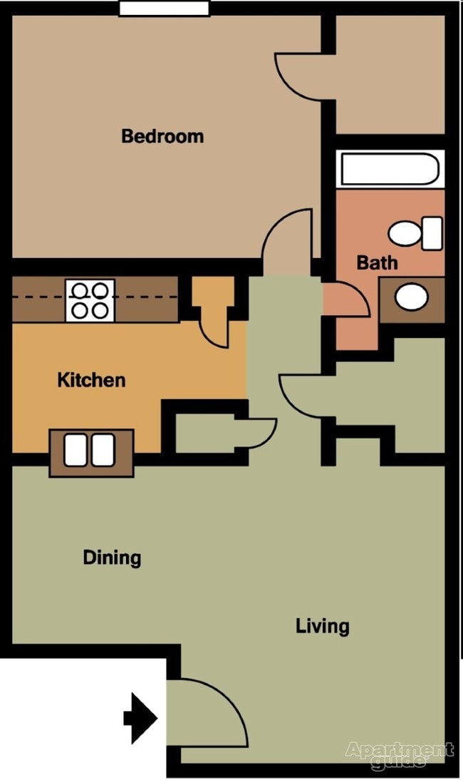 1BR/1BA - Park View at Woodlawn
