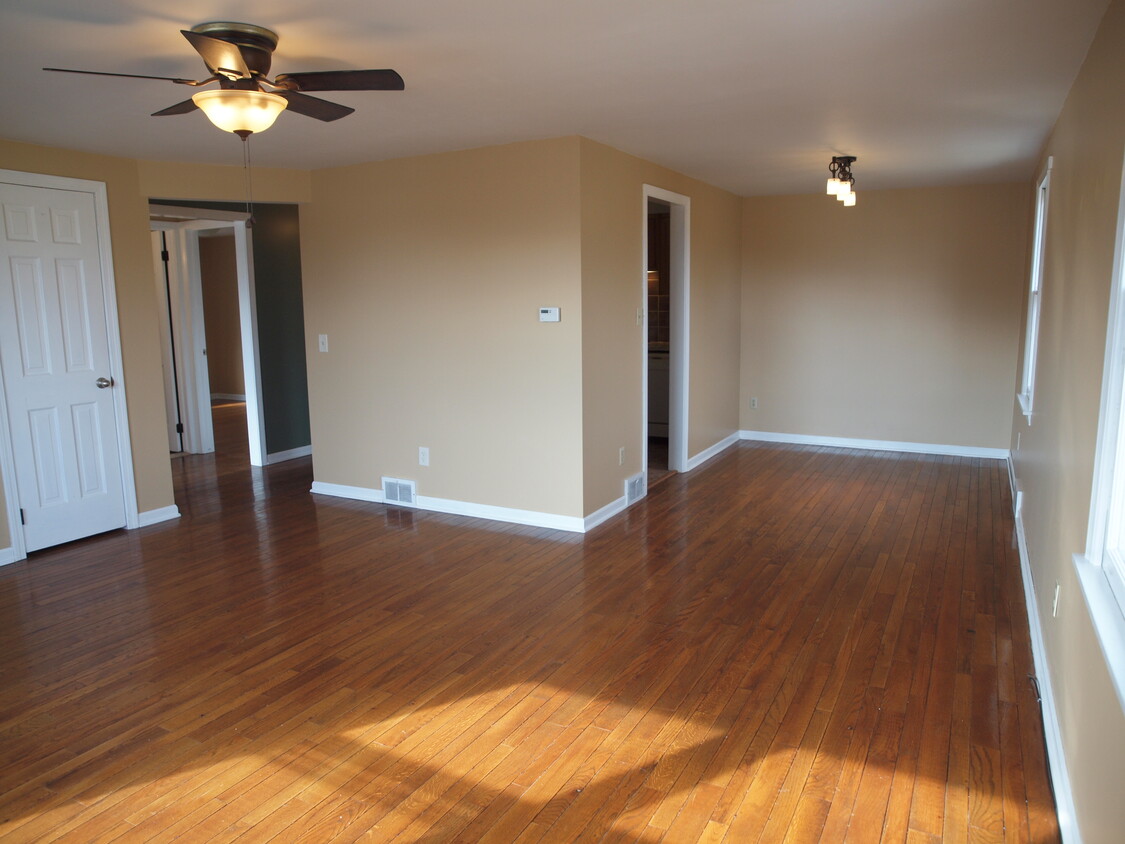 Living Room and Dining Area - 3028 Elmwood Ave