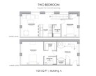 2-Bedroom, 1,120 sqft - Building A