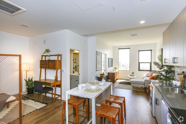 1HAB, 1BA - 627 ft² Sala de estar - The Thompson