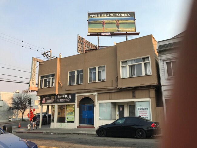 Front of building (billboard is gone now) - 504 E 18th St
