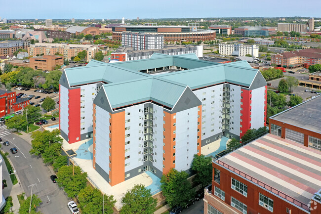 Aerial Photo - The Quad on Delaware