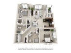 Two Bedroom/Two Bath, Premier Building