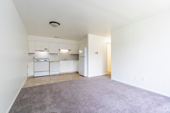 2BR, 1BA - 750SF - #2 - Living/Dining Room - Country Squire Apartments