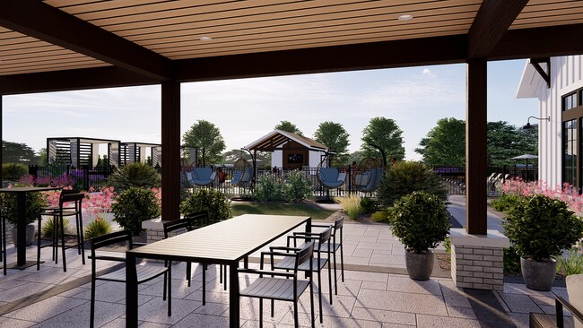 Echelon en Charlotte Outdoor TV Lounge - Echelon at Charlotte