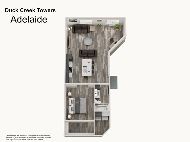 Plano de planta - Casa II Apartments