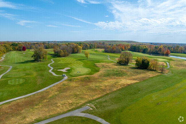 Twin Bridges Golf Club to the south of Danville.