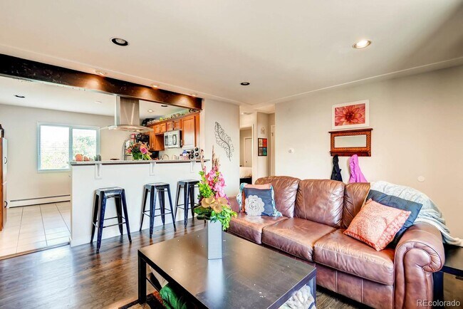 Living room to kitchen - 2838 Xavier St