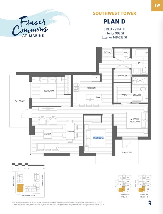 Floorplan - Fraser Commons