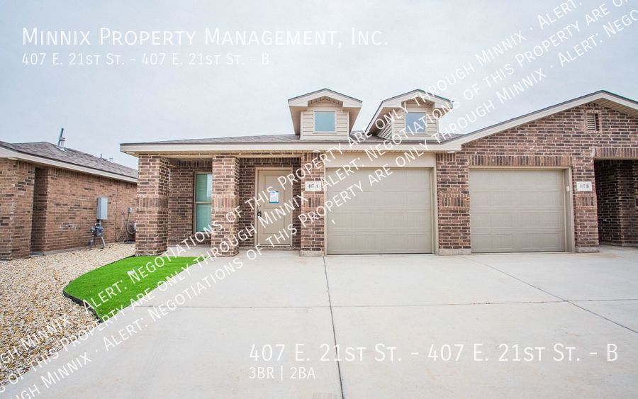 407 E. 21st St. 407 E. 21st St. Townhome Rentals in Wolfforth TX