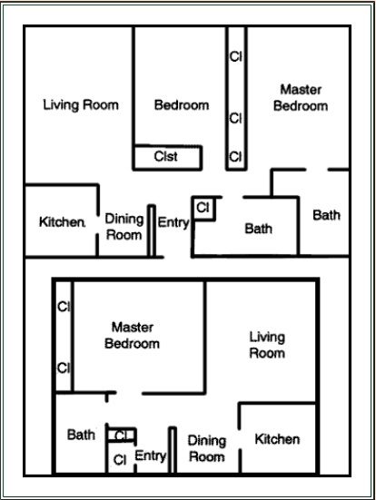 Plano de planta - Summit Apartments