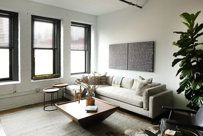 1H, Living Room, Available Now! - Atelier Apartments