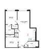 JR 2 Bed/2 Bath-B02