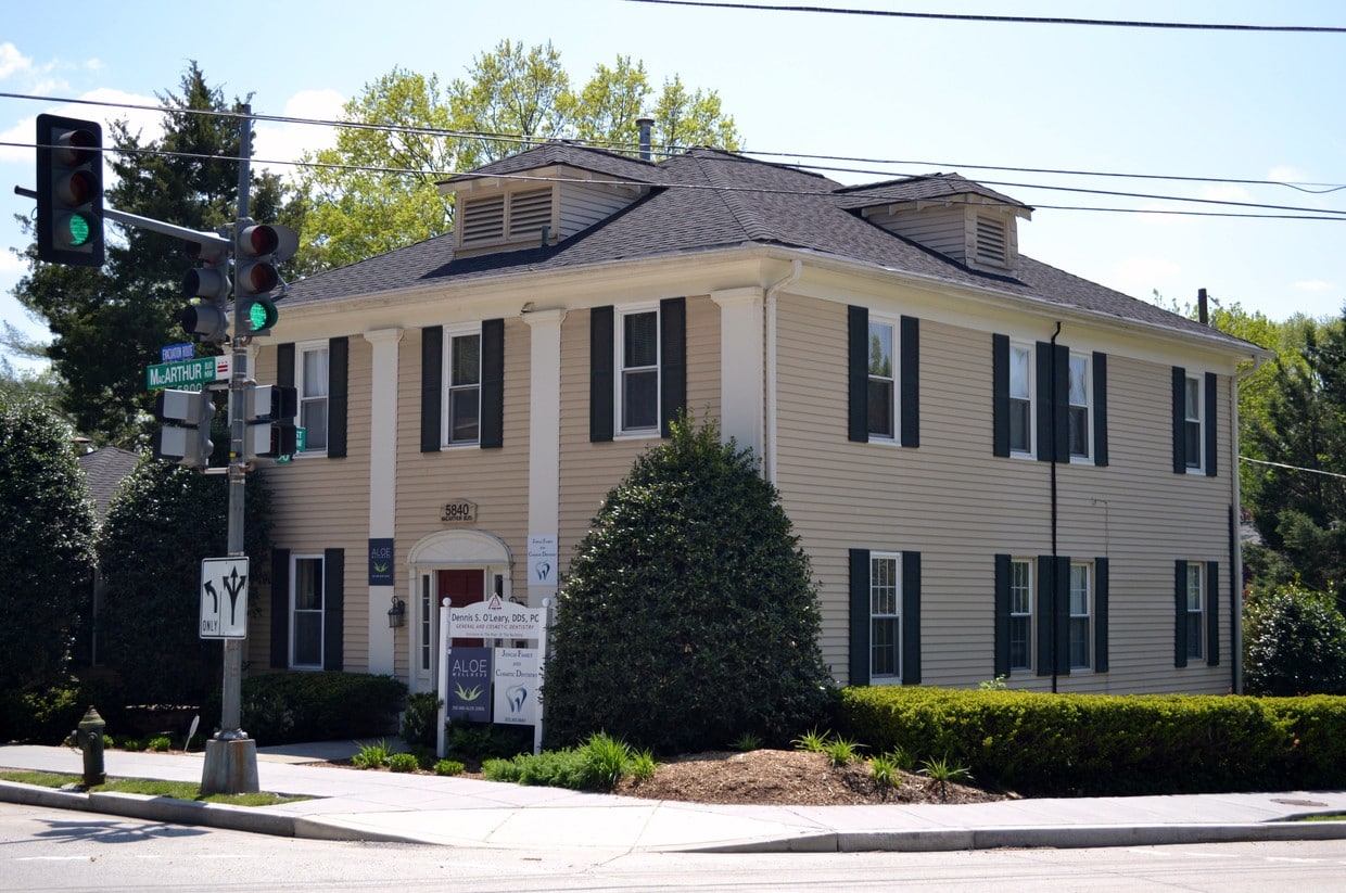 exterior - apt is 2nd floor - 5840 MacArthur Blvd NW