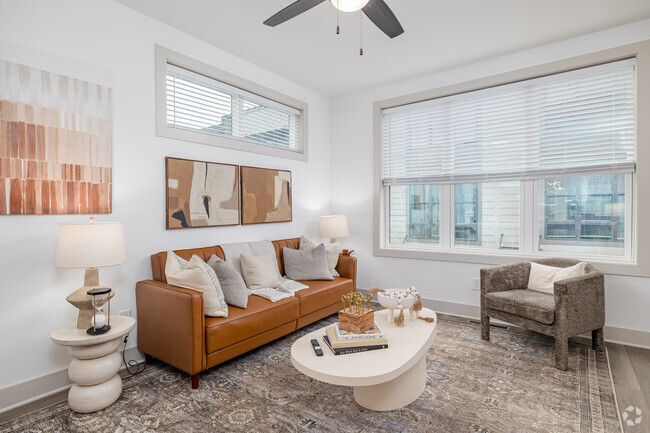 2BR, 2.5BA - 1,070SF - Living Room - EastWood Townhomes