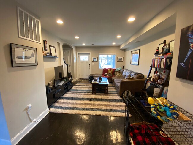 Living room - 3976 East Capitol Street Northeast Townhome