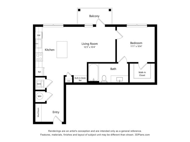 Interior Photo - Render Douglasville by Crescent Communities