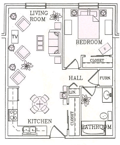 1HAB/1BA - Graystone Court