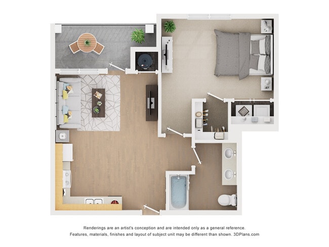 Plano de planta - Franklin Flats