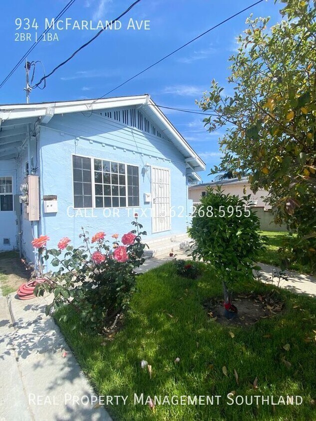 934 McFarland Ave, Los Angeles, CA 90744 House Rental in Los Angeles