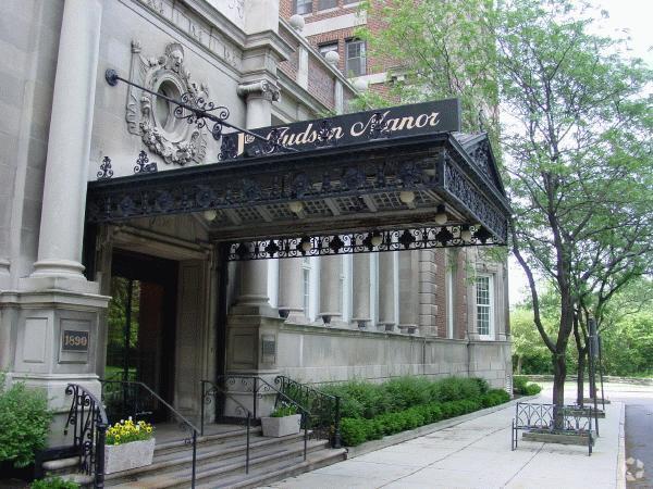 Main entrance on East facade from East 107th Street - Judson Manor