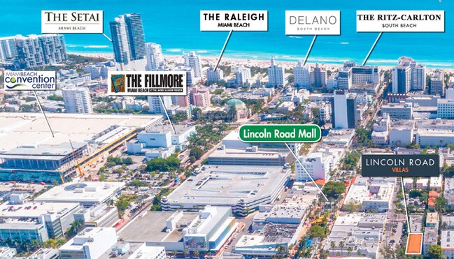 Lincoln Road Apartments Miami Beach Fl Aerial Photo Lincoln Road Apartments