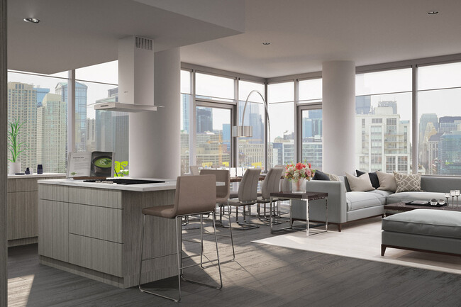 Open-concept floor plans inspire design flexibility - 640 North Wells