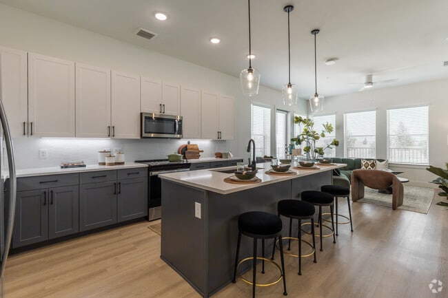 2BR, 2BA - 1,389SF - Open Living - The Ansel