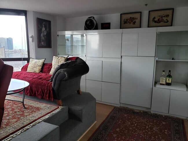 Platform living room - 899 S Plymouth Ct
