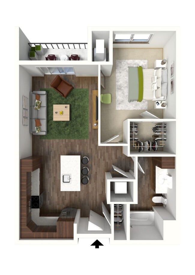Interior Photo - Jade at North Hills