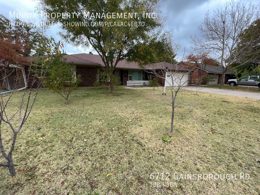 6712 Gainsborough Rd, Amarillo, TX 79106 House Rental in Amarillo, TX