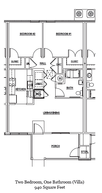 2BR/1BA - Pine Meadows